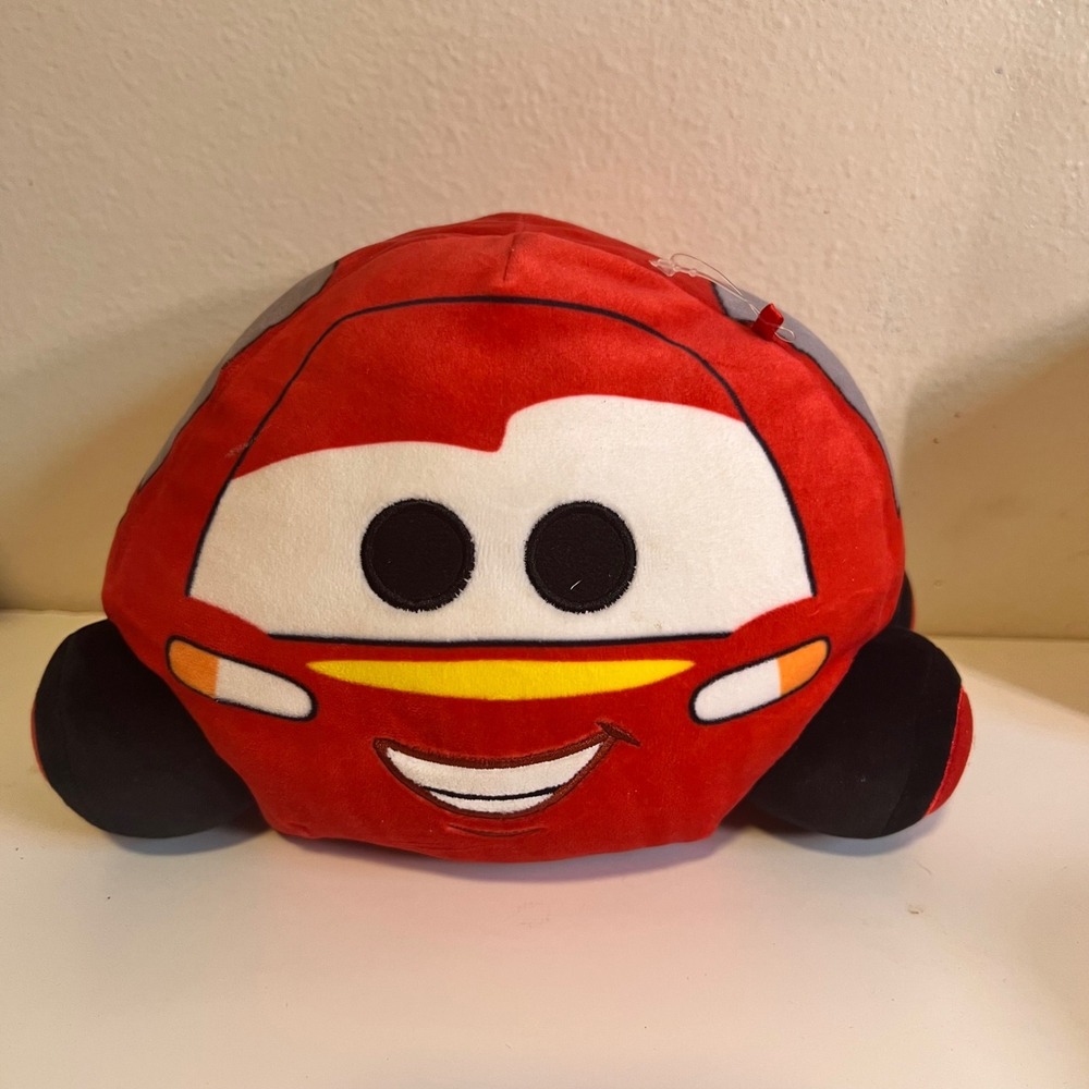 Squishmallow 8" Lightning McQueen Plush Red Disney Pixar Cars 95 Kellytoy